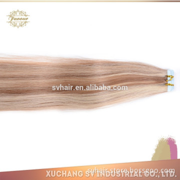 real remy human Hair different color human hair extension virgin remi brazilian tape hair
